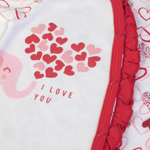 Indlæs billede til gallerivisning Økologisk Sparkedragt med hjerter ☘️