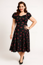 Indlæs billede til gallerivisning Nancy 50'ernes Kirsebær Kjole ❤️