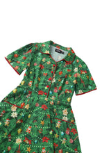 Indlæs billede til gallerivisning Mabel Juletræ Skjortekjole🎄