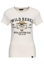 Indlæs billede til gallerivisning Royal Kitten Club - Offwhite t-shirt ☘️❤️