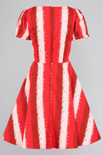 Indlæs billede til gallerivisning Gosia Stardust Stripe Swing Kjole❤️☘️