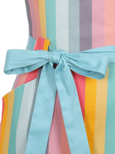 Indlæs billede til gallerivisning Tess Regnbuestribet Kjole ❤️