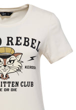 Indlæs billede til gallerivisning Royal Kitten Club - Offwhite t-shirt ☘️❤️