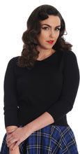 Indlæs billede til gallerivisning Sweet Scallop Jumper - Sort ☘️