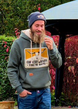 Indlæs billede til gallerivisning Country Roads - Oliven-grøn - Hættetrøje ☘️