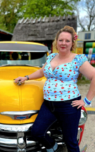 Indlæs billede til gallerivisning Rita Kirsebærbluse❤️