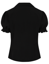 Indlæs billede til gallerivisning Sally Cherry Skjorte - Sort ☘️