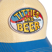 Indlæs billede til gallerivisning Titties & Beer Trucker Cap - Beige❤️