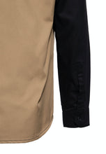 Indlæs billede til gallerivisning The Islander langærmet arbejdstøjsskjorte: Sort skjorte ☘️