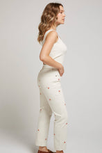 Indlæs billede til gallerivisning CERISE - Straight jeans med kirsebærbroderi