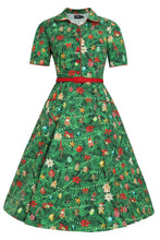 Indlæs billede til gallerivisning Mabel Juletræ Skjortekjole🎄