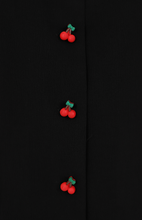 Indlæs billede til gallerivisning Sally Cherry Skjorte - Sort ☘️