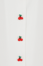 Indlæs billede til gallerivisning Sally Cherry Skjorte - Hvid ☘️