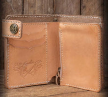 Indlæs billede til gallerivisning Læder pengepung 🌻