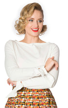 Indlæs billede til gallerivisning Bow top - Hvid ☀️