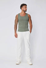 Indlæs billede til gallerivisning Enkel tanktop: Khaki grøn 🍒
