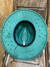 Indlæs billede til gallerivisning Handmade design Stjerneudskæringshat: Teal 🍋
