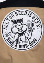 Indlæs billede til gallerivisning Arbejdstøj kortærmet skjorte „All You Need is Beer“ - Sort farve 🌻
