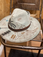 Indlæs billede til gallerivisning Handmade design cowboyhat: støvet mint 🍋
