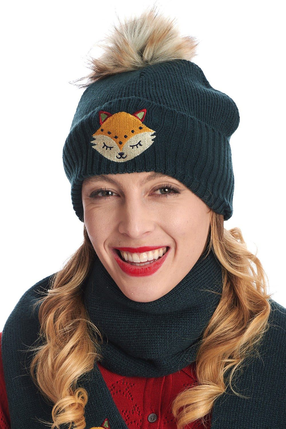 Scandi Fox Pom Pom Hue