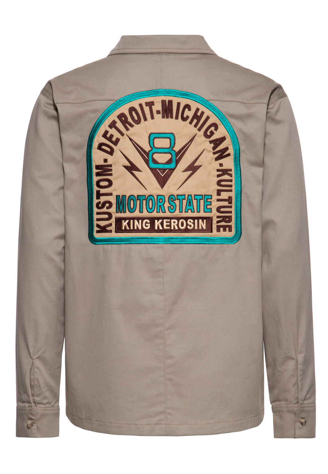 Kustom Kulture V8 - Sand - Skjorte ☘️