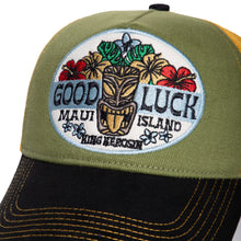 Indlæs billede til gallerivisning Trucker Cap “Good luck”
