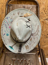 Indlæs billede til gallerivisning Handmade design cowboyhat: støvet mint 🍋
