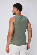 Indlæs billede til gallerivisning Enkel tanktop: Khaki grøn 🍒
