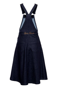 Denimnederdel i workwear-look
