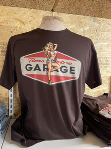 Tims retro garage - mørkebrun ‘25 🌻