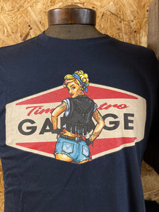 Tims retro garage - mørkeblå 🌻