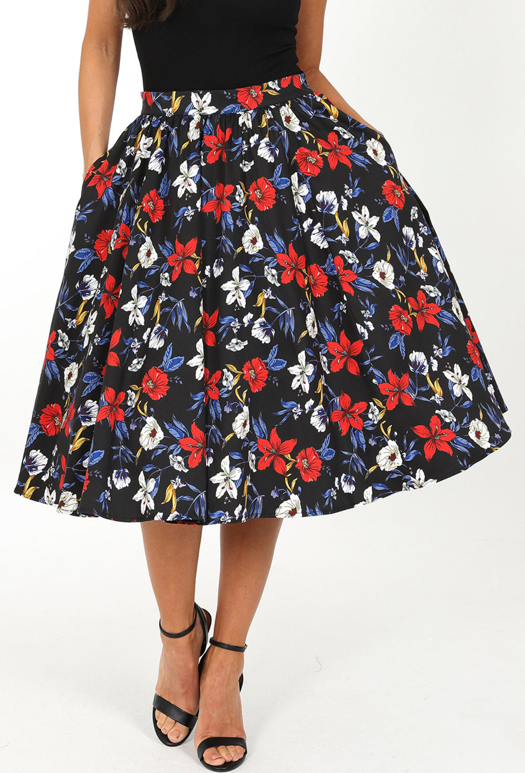 Milly Floral nederdel❤️