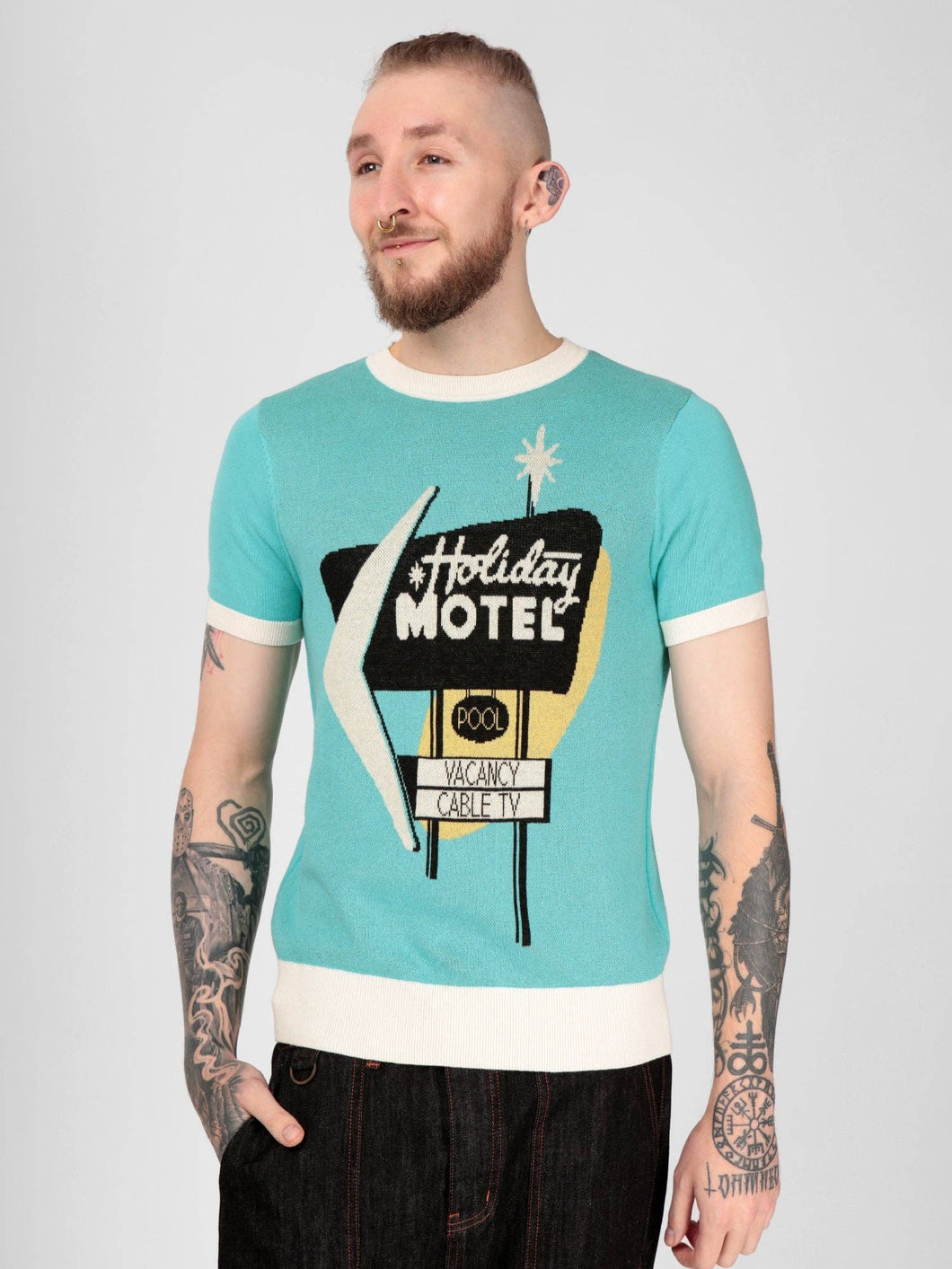 Scott Motel Strikket bluse ☘️