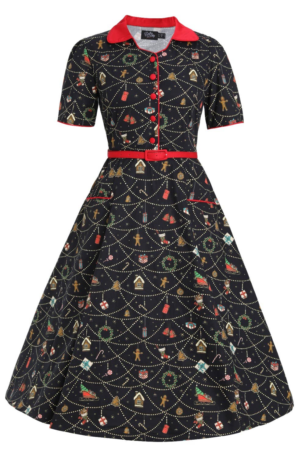 Mabel Julepynt Skjortekjole🎄