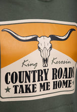 Indlæs billede til gallerivisning Country Roads - Oliven-grøn - Hættetrøje ☘️
