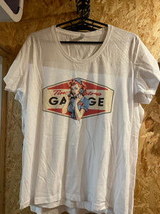 Retro garage bluse - service lady🌻