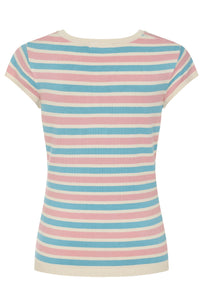 Vivian striber - bluse