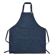 Indlæs billede til gallerivisning Køkkenforklæde 77x68 cm Blå Polyester
