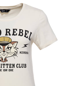 Royal Kitten Club - Offwhite t-shirt ☘️