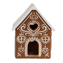 Indlæs billede til gallerivisning Pepperkagehus 7x8x9 cm til fyrfadslys
