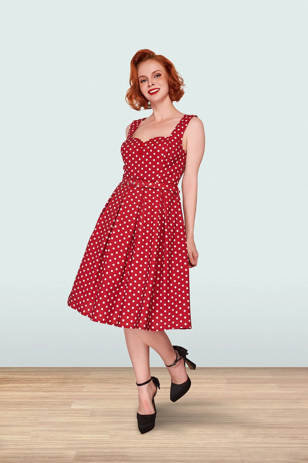 Patty Polka Kjole ❤️