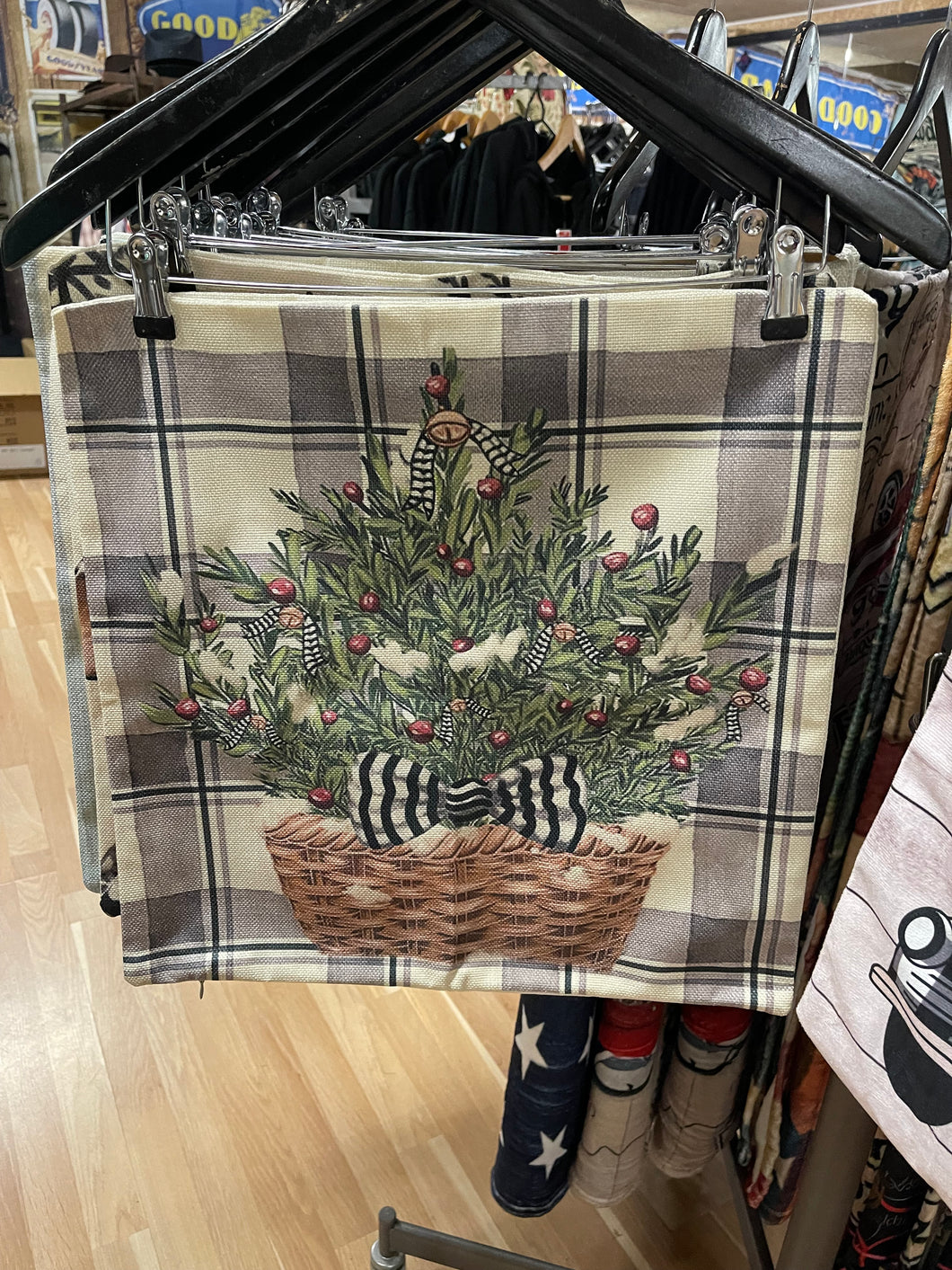 Pynte juletræ på tern - Julepude🤶🏻