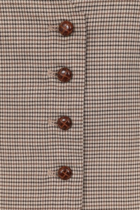 Hallie Houndstooth Vest