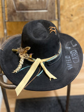 Indlæs billede til gallerivisning Handmade design cowboy hat: sort 🍋
