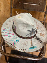 Indlæs billede til gallerivisning Handmade design cowboyhat: støvet mint 🍋
