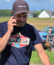 Indlæs billede til gallerivisning Tims retro garage - mørkeblå 🌻
