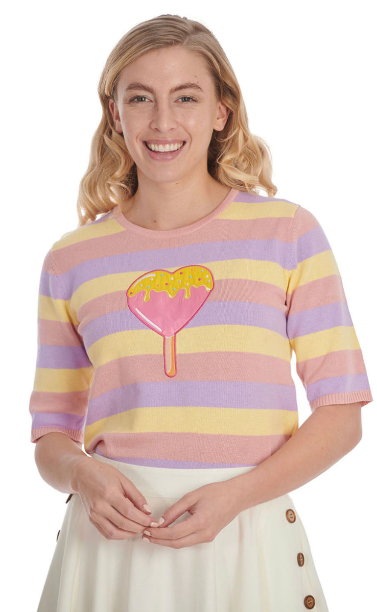 Ice Cream - Strikbluse