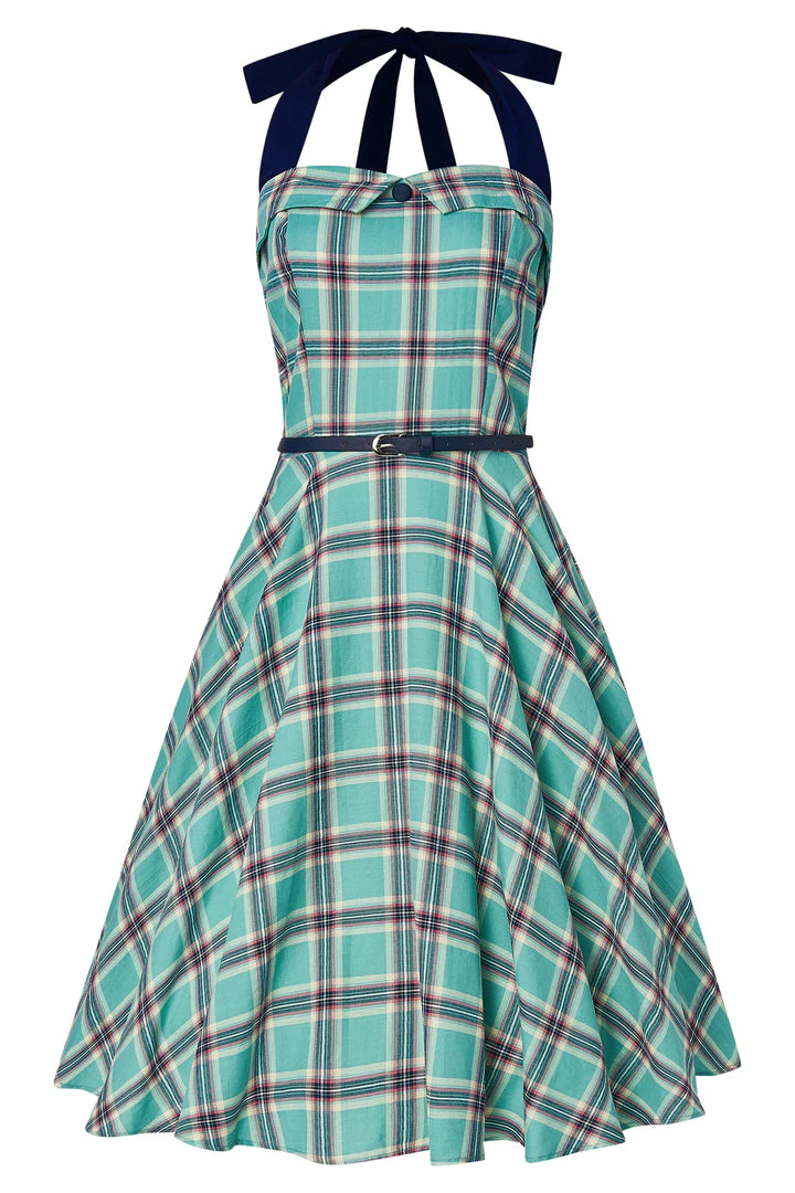 Halterneck swing in Turquoise