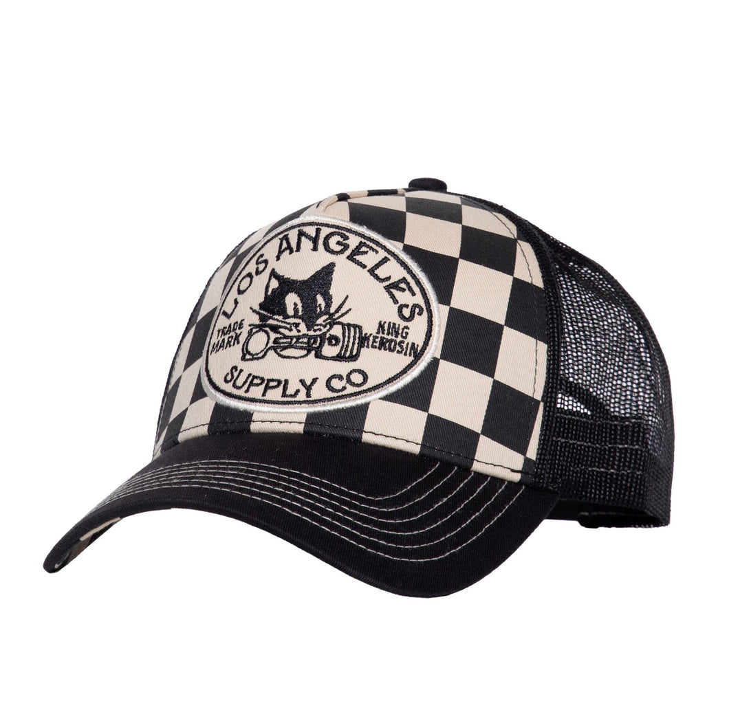 Trucker Cap «Los Angeles Supply Co»: Schwarz / One Size