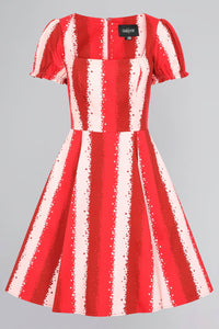 Gosia Stardust Stripe Swing Kjole❤️☘️